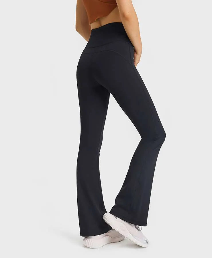 Flare Black Leggings L (UK 8) - Main Image