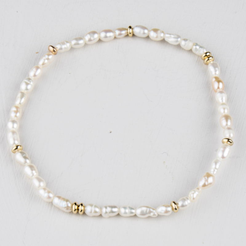 Nina Freshwater Pearl Gold Plated Bracelet