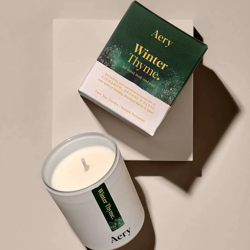Winter Thyme Mini Candle