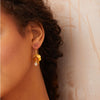 Winona White Moonstone Earrings