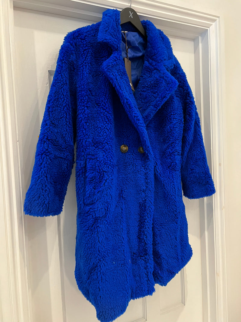 Teddy Coat Blue (One Size)