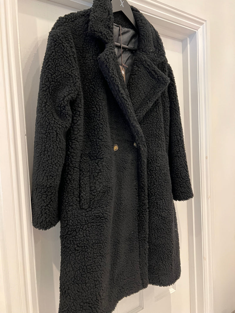 Teddy Coat Black (One Size)