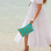 Palm Everyday Turquoise Pouch