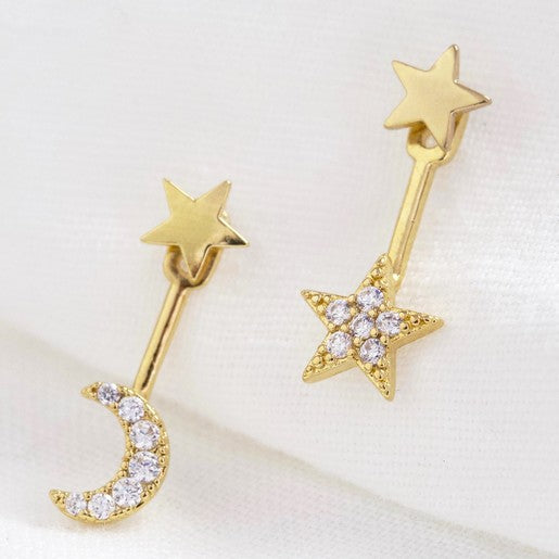 Star & Moon Earrings