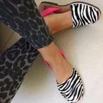 Neon Zebra Print Sandal 40 (UK7)