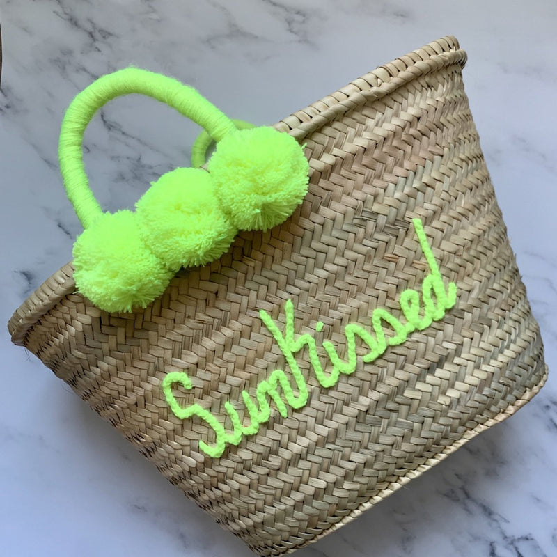 Sunkissed Beach Pom Pom Bag