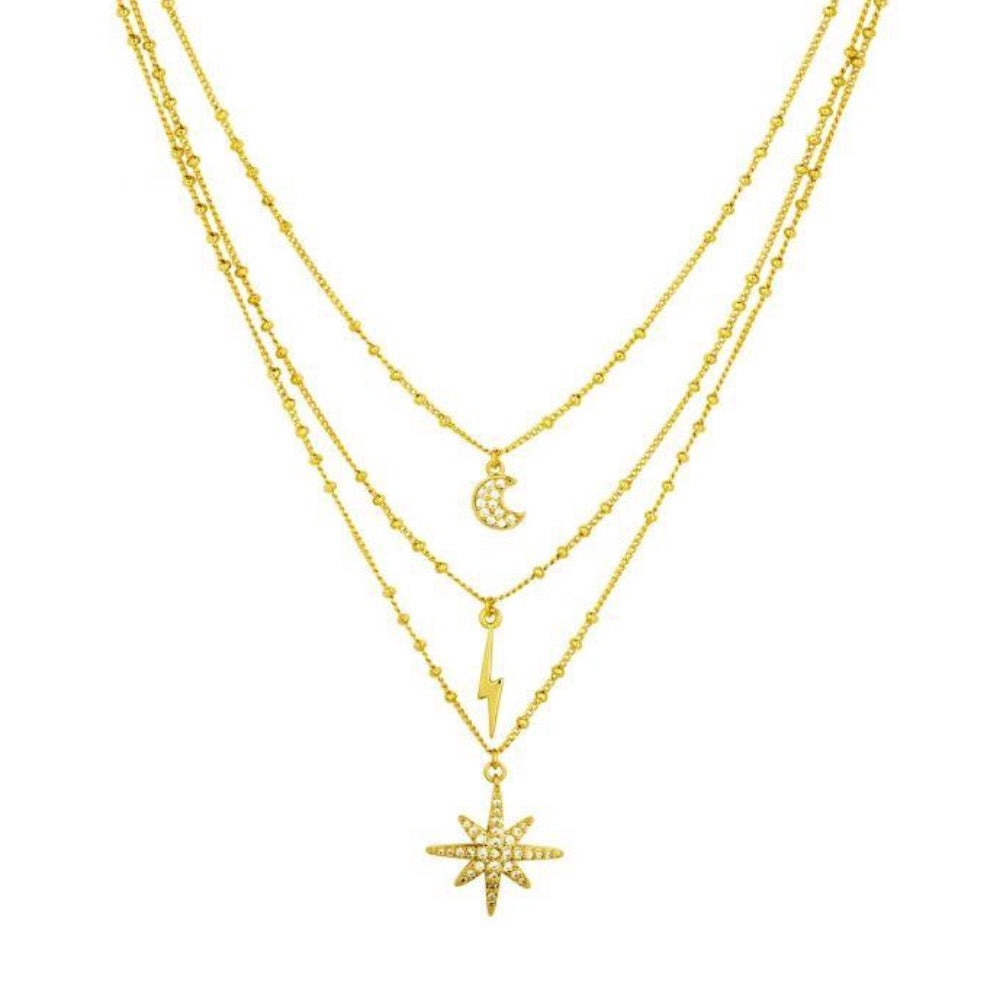 Midnight Necklace Gold