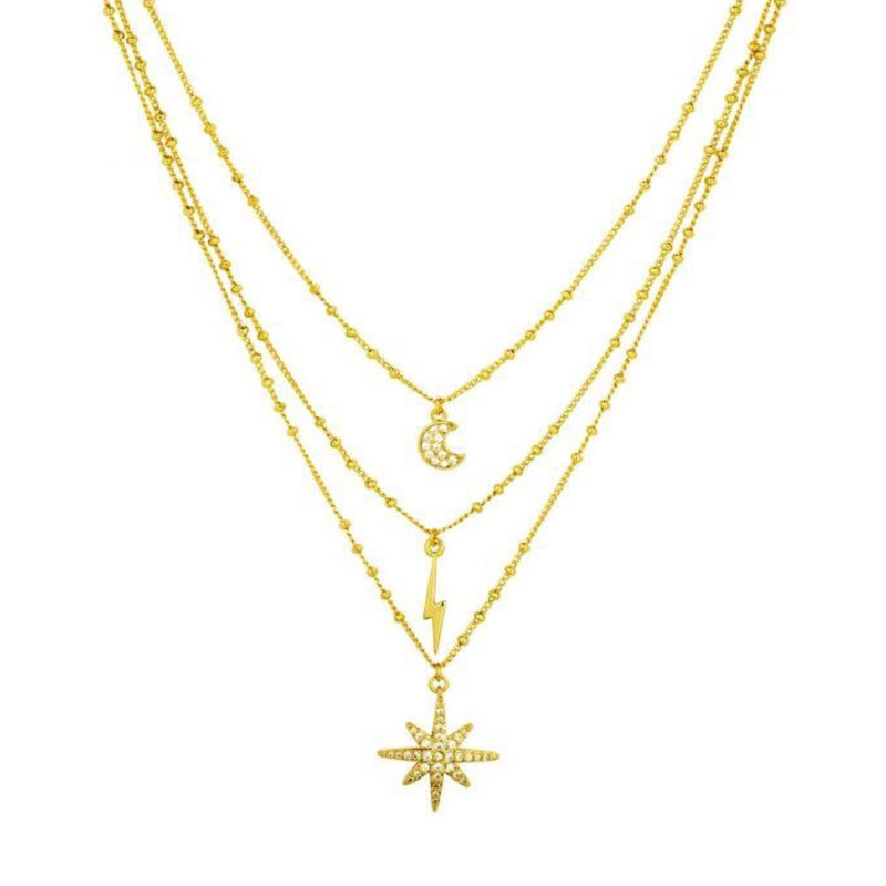 Midnight Necklace Gold