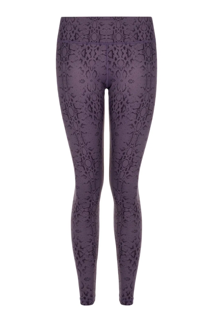 Snake Print Purple Leggings Size X-small (UK 8)