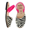 Neon Zebra Print Sandal 40 (UK7)